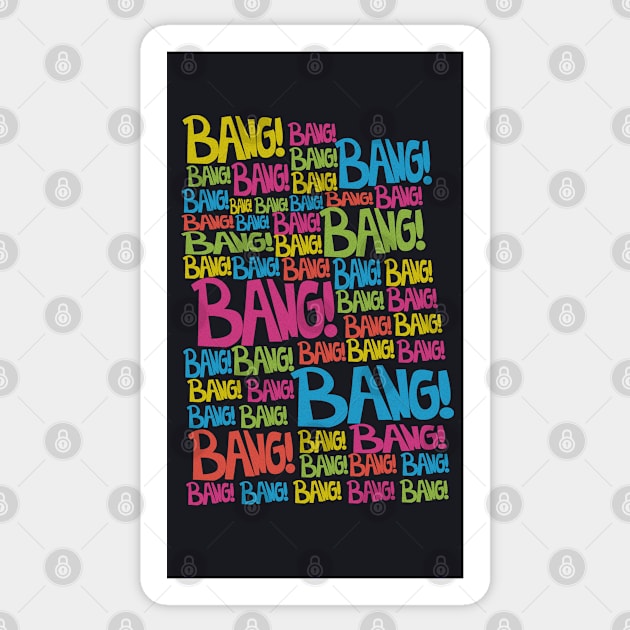 BANG! Sticker by Swadeillustrations